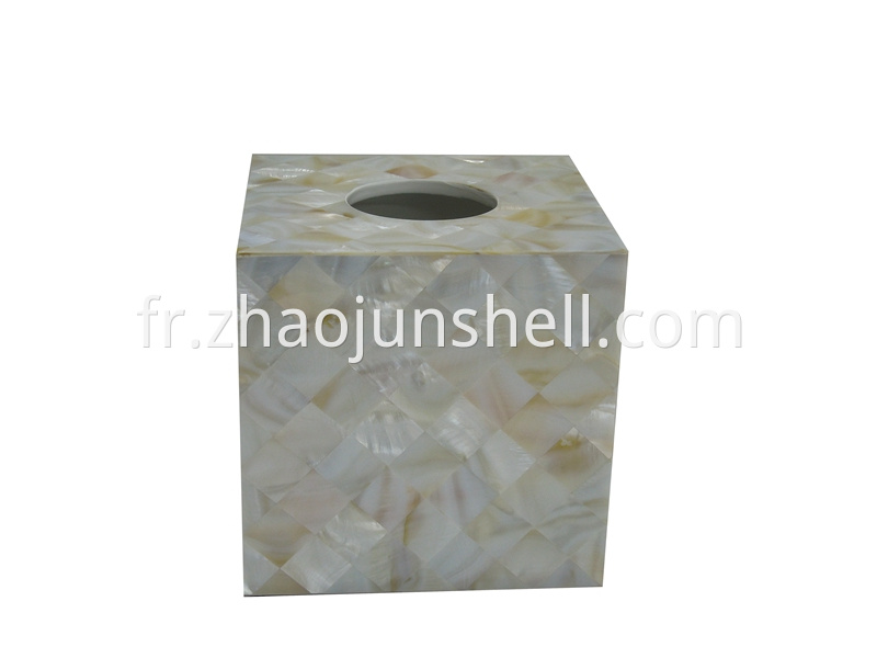 freshwater shell tissue box